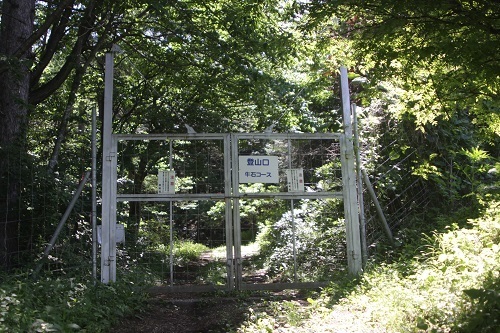 登山道までの道順牛石コース２